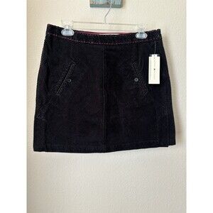 Vintage Tommy Hilfiger Women's Size 8 Black Y2K Corduroy Skirt - NWT
